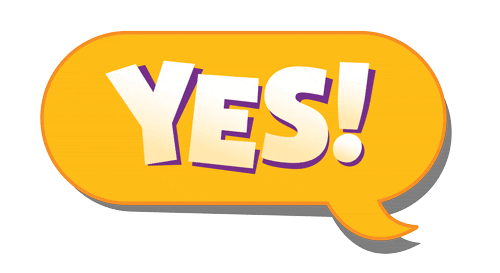 Chuck E Yes Sticker by Chuck E. Cheese