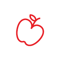 CohenGIVE apple giving foodbank spreadkindness Sticker