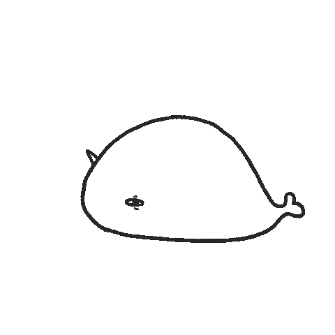 Sleepy Fish Sticker