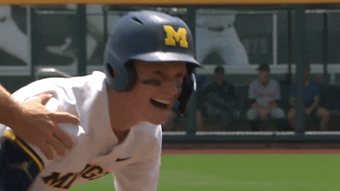 clapping michiganbaseball GIF by Michigan Athletics