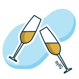 Friday Night Party Sticker by myHQ