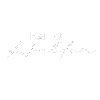 Grüße Hallo Sticker by Heldenglück