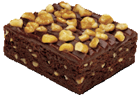 nuts brownie Sticker by Shaking Food GIFs