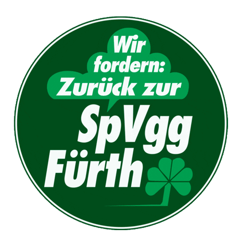 SpVggFuerth giphyupload fürth kleeblatt sgf Sticker