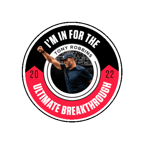Breakthrough 2022 Sticker by Tony Robbins