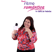 RitmoRomantica radio fm ritmo microfono Sticker