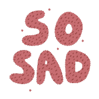 sad cry Sticker by Kate