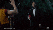 Tired Fall GIF by The Good Place