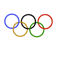 Winter Olympics Summer Sticker