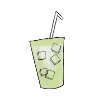 Rachael Matcha Sticker by Organically Becca