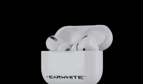 earwhite giphyupload music cool white GIF