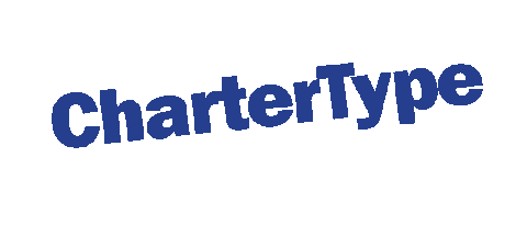 Chartertype Sticker by Charter College