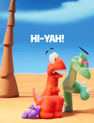 Violence Love GIF by Claynosaurz