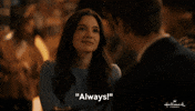 Happy Katie Stevens GIF by Hallmark Channel