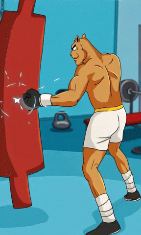 Boxing Bag GIF by Camel Dad