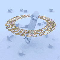 KarlJahnke 3d blue gold skate GIF