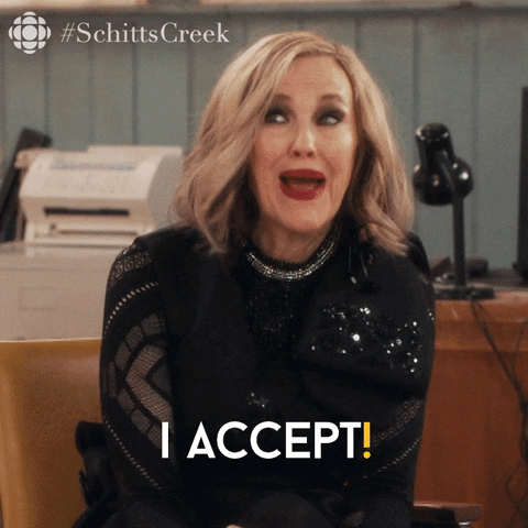 schitts creek yes GIF by CBC