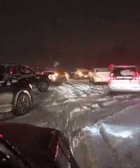 Denver Motorists Stranded After Snowstorm Leads to Crashes and Congestion
