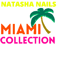 Palm Tree Pink Sticker by NATASHA NAILS