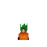 Carrot Man Sticker by MANGOTEETH