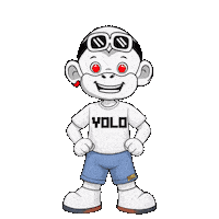 Lets Go Yolo Sticker by Zhot