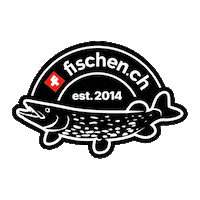 fischench fishing pike angeln hecht Sticker