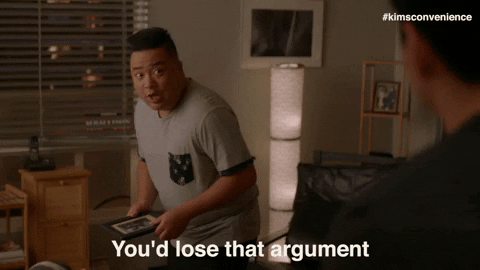 youre wrong you think so GIF by Kim's Convenience