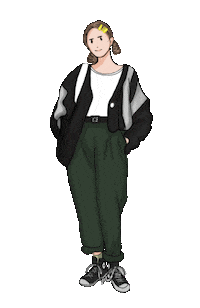 Girl Sticker