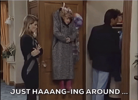 kellyrizzetta giphygifgrabber closet full house becky GIF