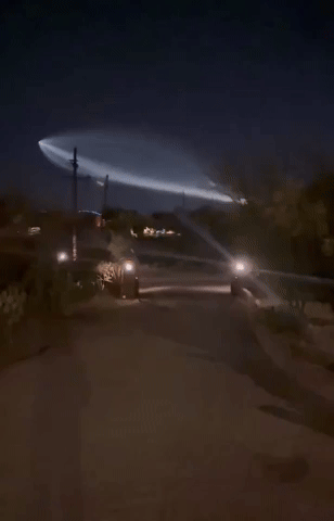 Stunning SpaceX Launch Spotted Over Tucson