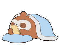 Night 睡 Sticker