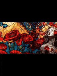 Stained Glass Beauty GIF by Maryanne Chisholm - MCArtist