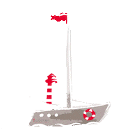 LeuchtturmRestaurant flensburg segelboot holnis flensburgerförde Sticker