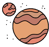 Pink Illustration Sticker