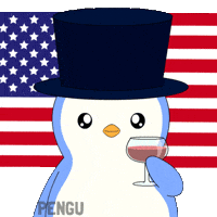 United States Party GIF by Pudgy Penguins