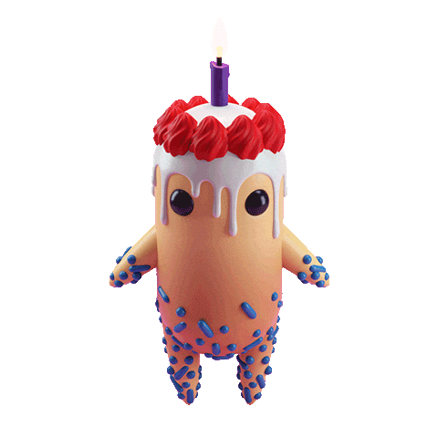 Happy Red White And Blue Sticker