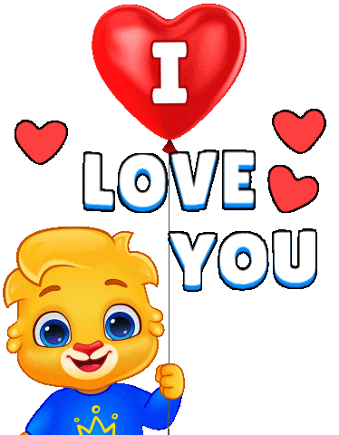 Loving I Love You Sticker by Lucas and Friends by RV AppStudios