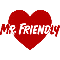 Heart Love Sticker by MR. FRIENDLY  Bed-Stuy Pet Supply