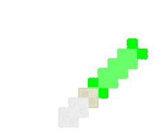 Green Light Pixel Sticker