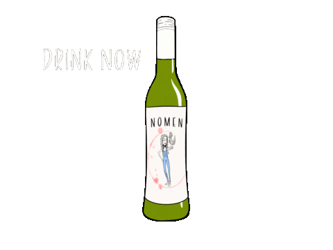 Adventure Bottle Sticker by Nomen Wine