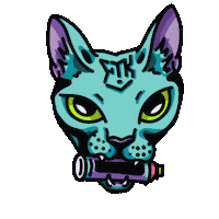Art Cat Sticker