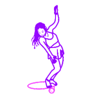 Skate Surf Sticker by BALBO