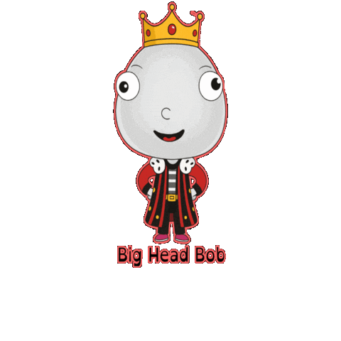 Queen King Sticker by BigHeadBob.com