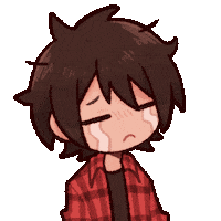 Sad Cry Sticker