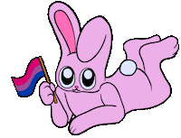 Bunny Queer Sticker