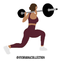 Fitness Workout Sticker by By Oriana Collection