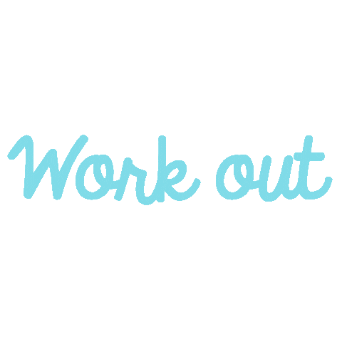 Working Out Sticker