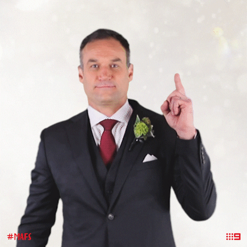 point up channel 9 GIF by Married At First Sight Australia