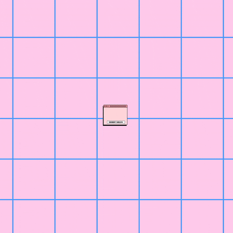 Digital art gif. Pink browser window appears on a pink and blue cyber graph, an alternative rainbow glides to life with a box that reads "Shabbat shalom," then a jade green pop up reads, "Mother fucker."