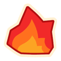 Fire Shooter Sticker